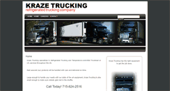 Desktop Screenshot of krazetrucking.com