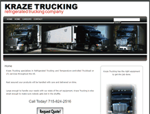 Tablet Screenshot of krazetrucking.com